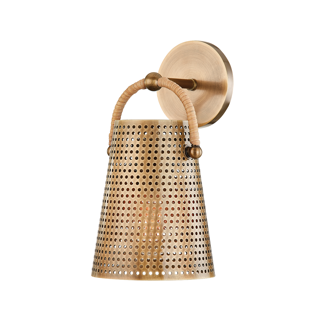 Nile Wall Sconce — a Troy wall sconce for bathrooms, hallways, and living rooms at Laurie Yapp Home.
