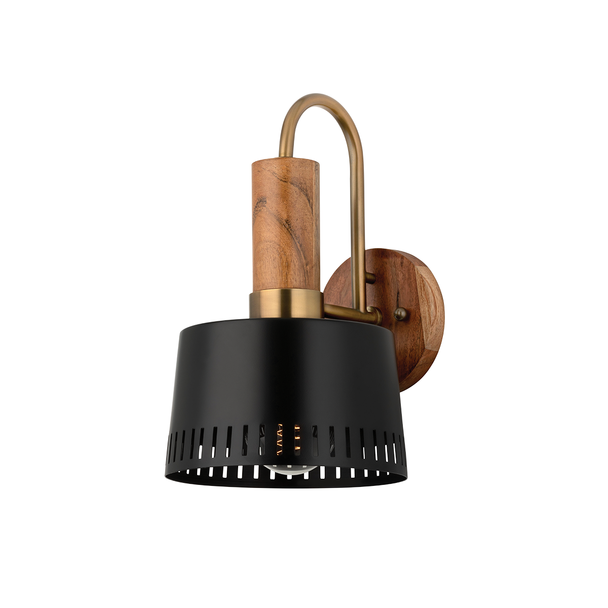 Memphis Wall Sconce — a Troy wall sconce for bathrooms, hallways, and living rooms at Laurie Yapp Home.