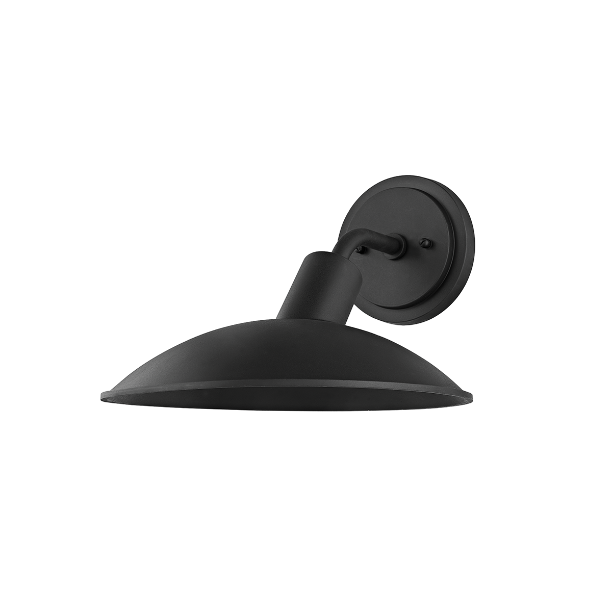Otis Exterior Wall Sconce 11.5" x 8.75" — a Troy wall sconce for bathrooms, hallways, and living rooms at Laurie Yapp Home.