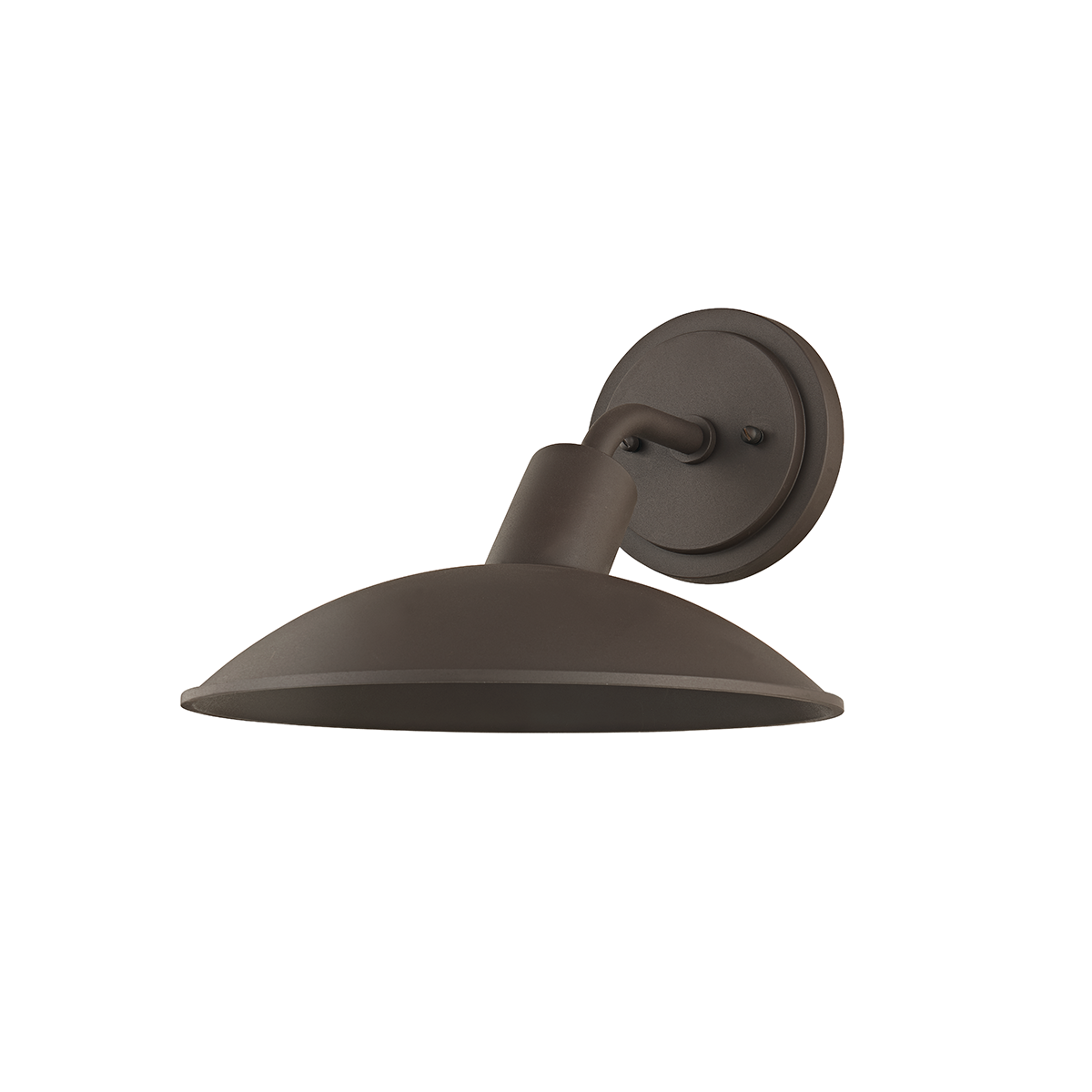 Otis Exterior Wall Sconce 11.5" x 8.75" — a Troy wall sconce for bathrooms, hallways, and living rooms at Laurie Yapp Home.