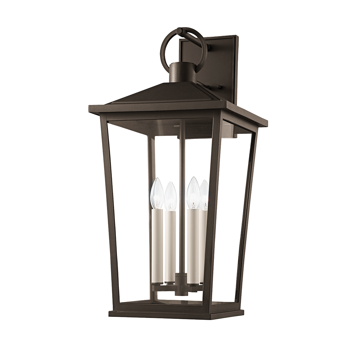 Soren Exterior Wall Sconce 12.75" x 26.5" — a Troy wall sconce for bathrooms, hallways, and living rooms at Laurie Yapp Home.