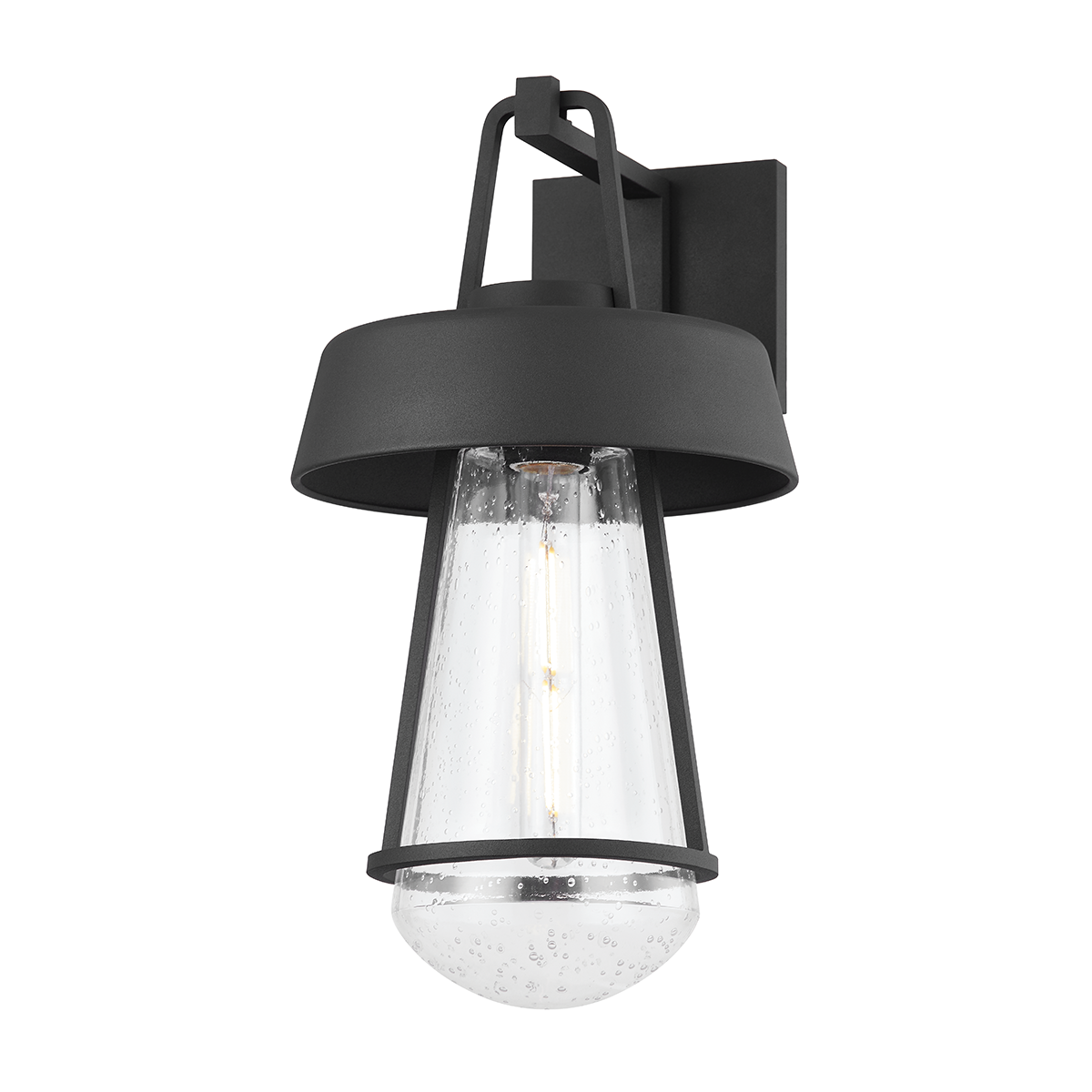 Brady Exterior Wall Sconce 9.5" — a Troy wall sconce for bathrooms, hallways, and living rooms at Laurie Yapp Home.