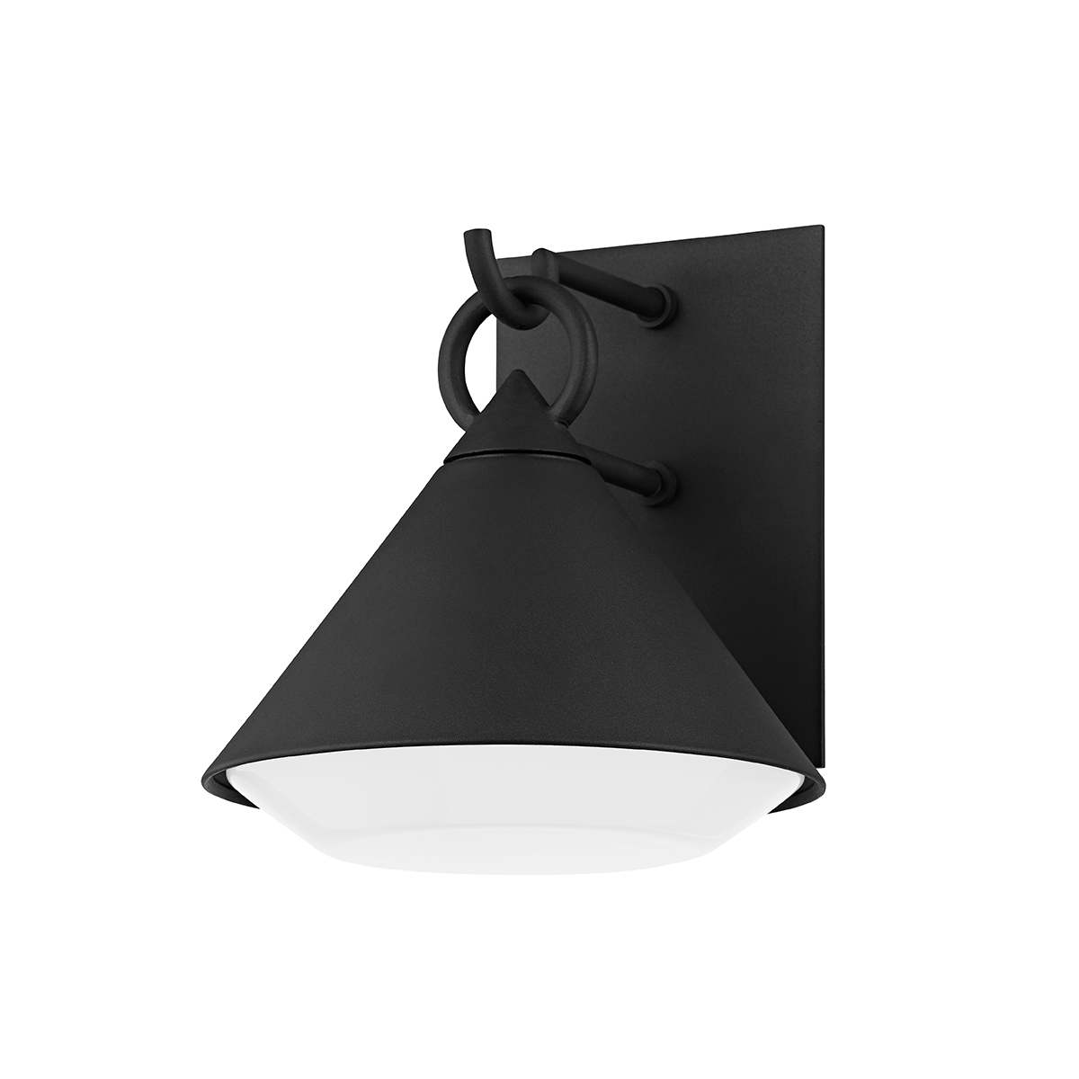 Catalina Exterior Wall Sconce 9" — a Troy wall sconce for bathrooms, hallways, and living rooms at Laurie Yapp Home.