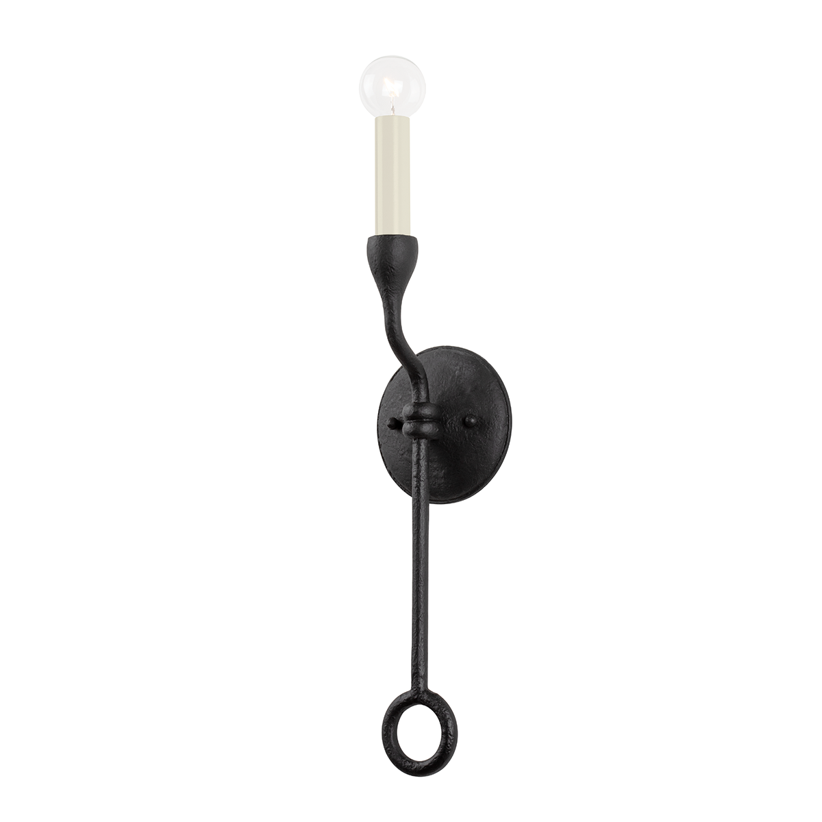 Orson Wall Sconce — a Troy wall sconce for bathrooms, hallways, and living rooms at Laurie Yapp Home.