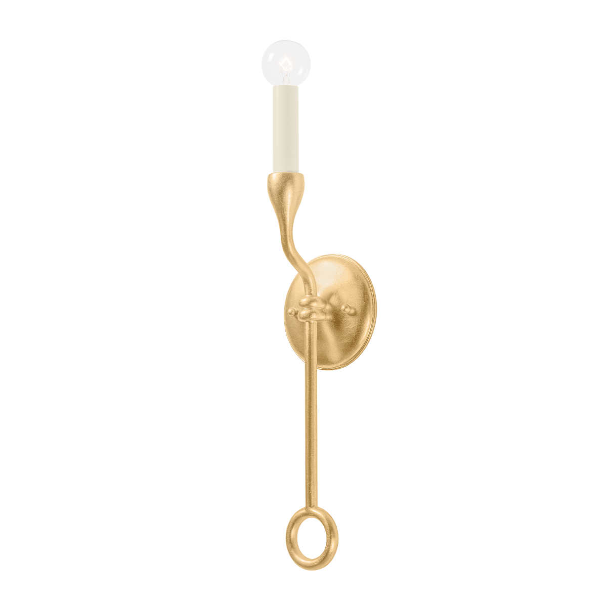 Orson Wall Sconce shown from a second angle to highlight the arm curve and shade silhouette.