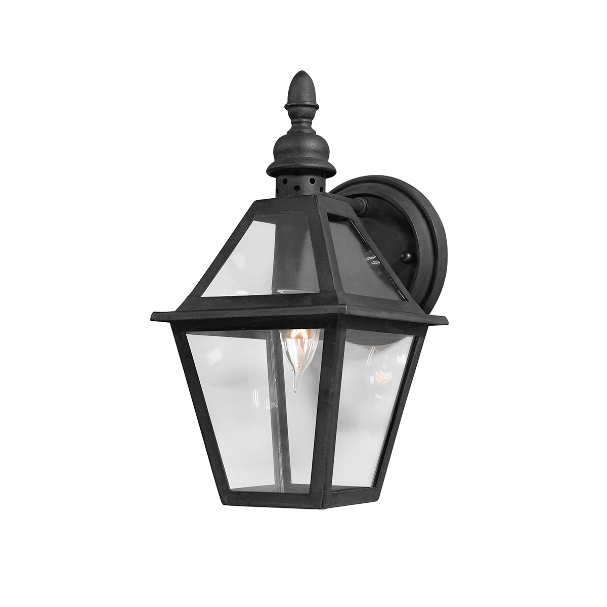 Townsend Exterior Wall Sconce 6.5" — a Troy wall sconce for bathrooms, hallways, and living rooms at Laurie Yapp Home.