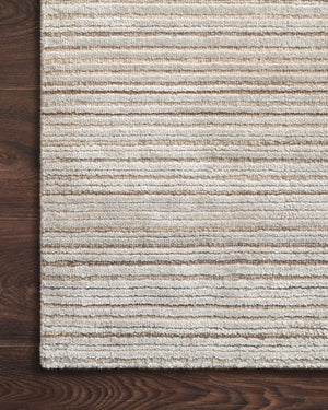 Close-up detail of the Bellamy Sky showing its pile and weave.