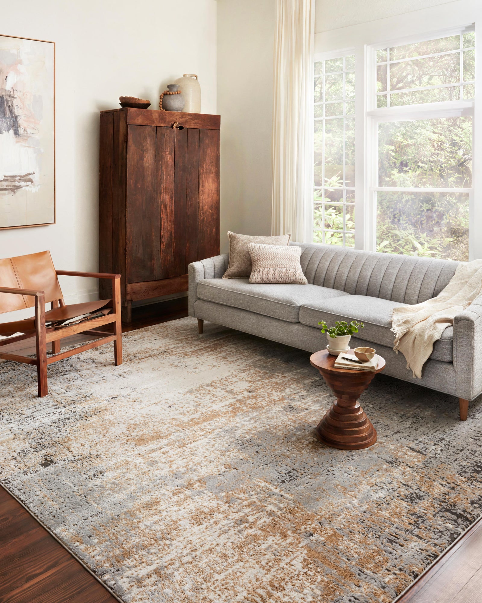 Bianca Stone / Gold — a Loloi rug at Laurie Yapp Home.