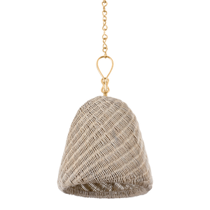 Reina Pendant 14" — a Hudson Valley pendant for kitchens, entries, and dining rooms at Laurie Yapp Home.