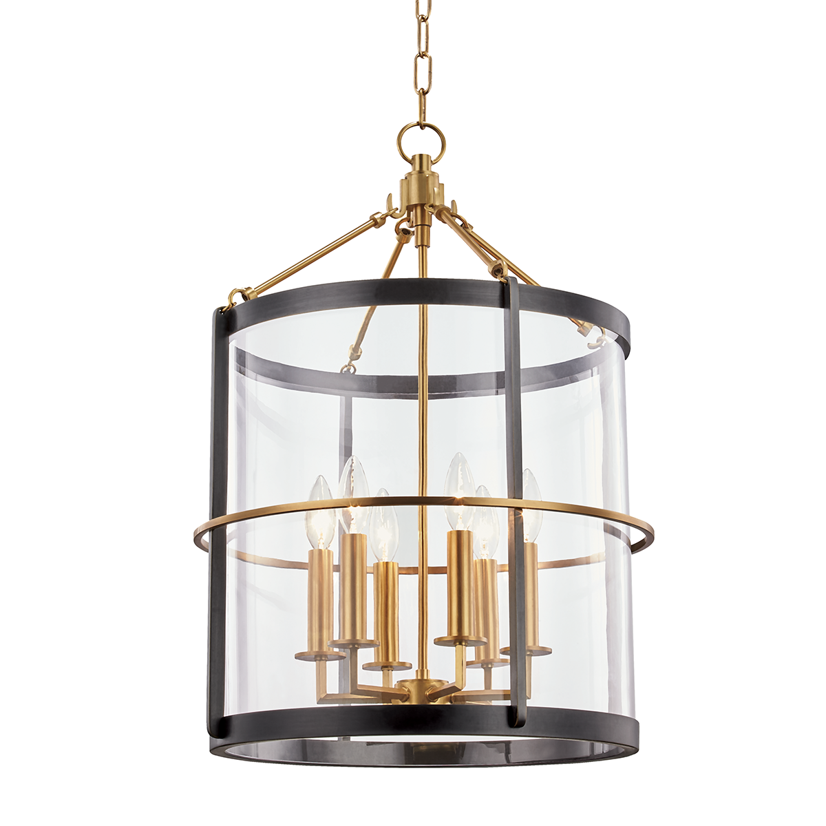 Ren Lantern 17.5" — a Hudson Valley lantern for entries, foyers, and covered porches at Laurie Yapp Home.