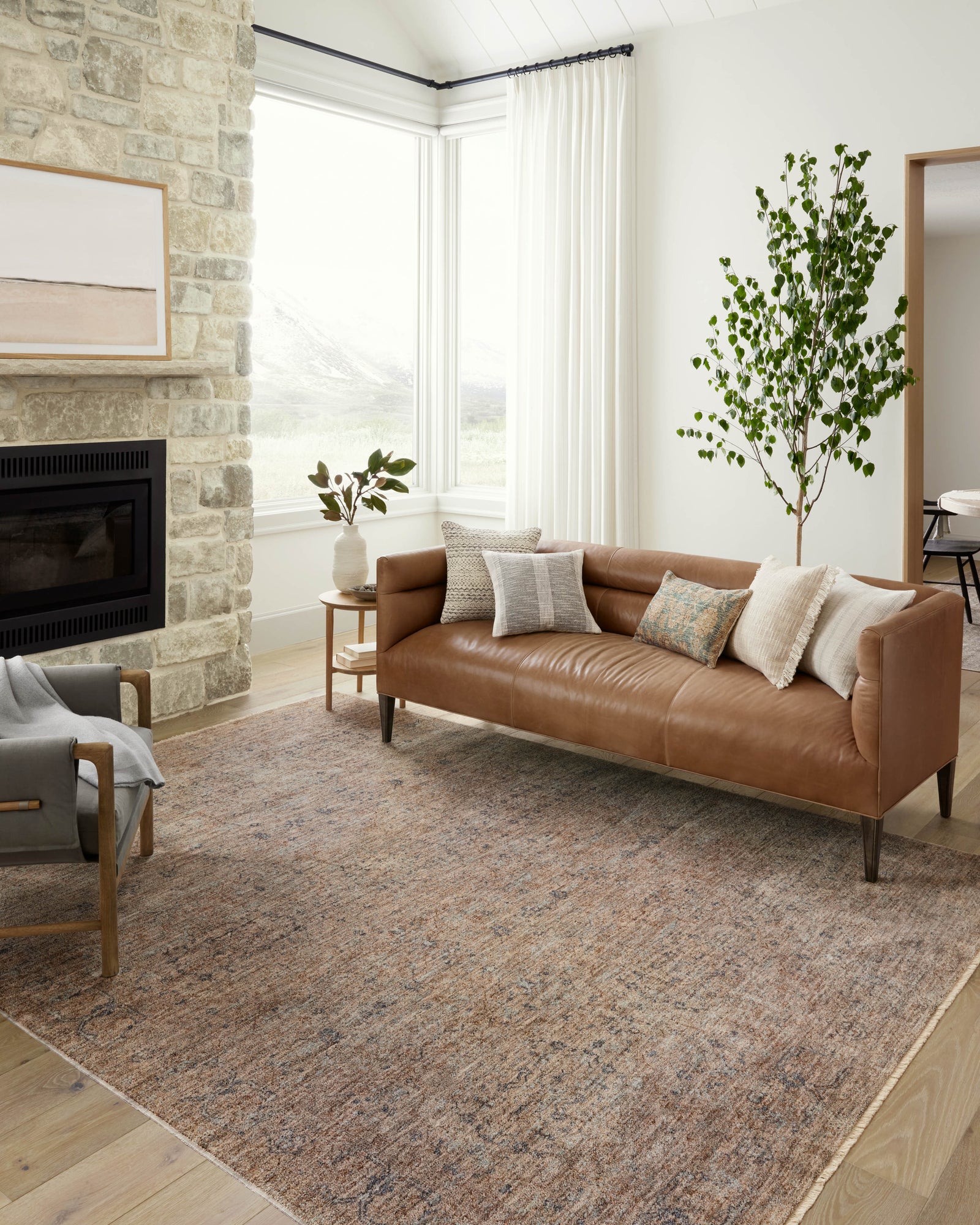 Blake Taupe / Blue — a Loloi rug at Laurie Yapp Home.