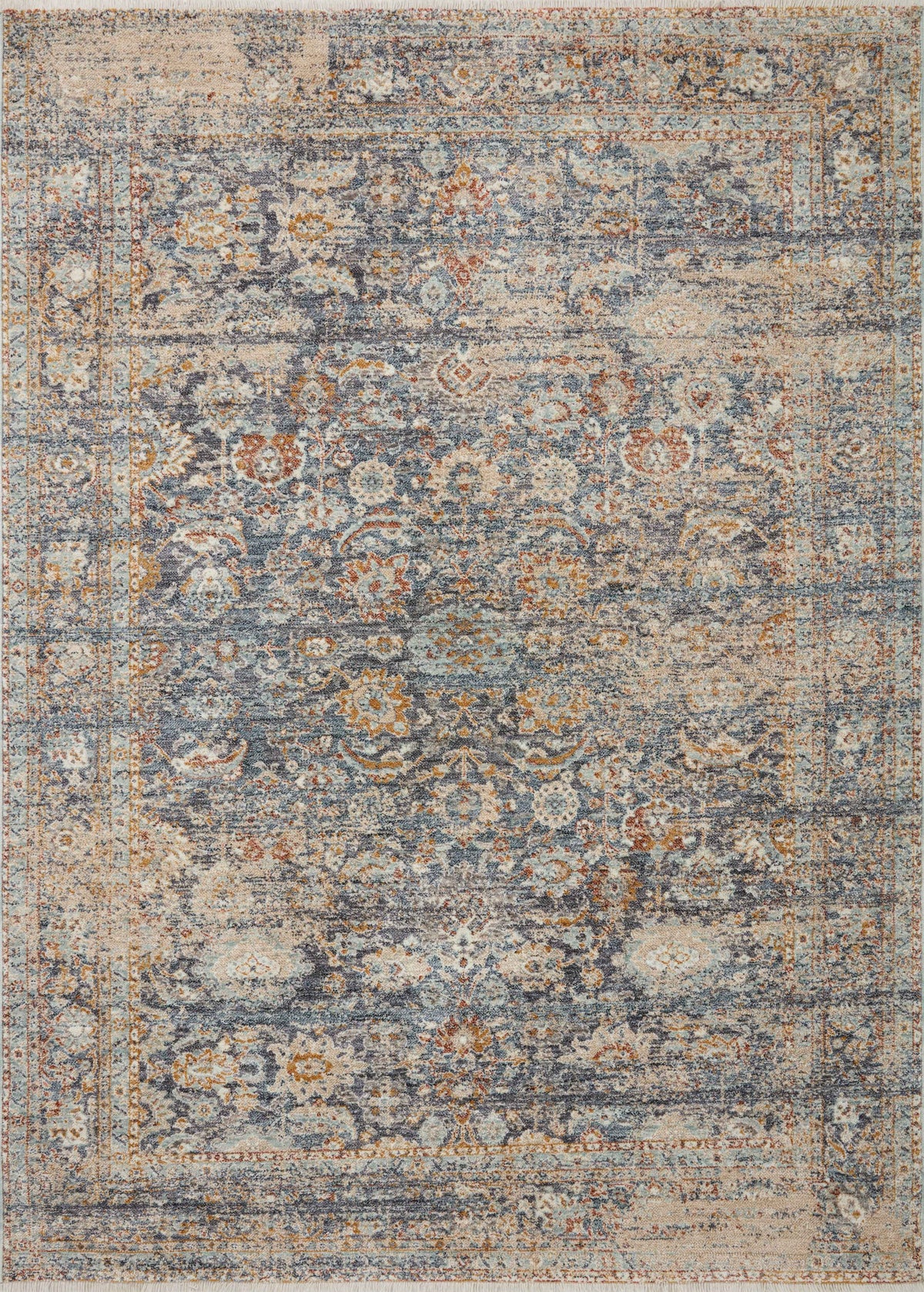 Blake Navy / Multi — a Loloi rug at Laurie Yapp Home.