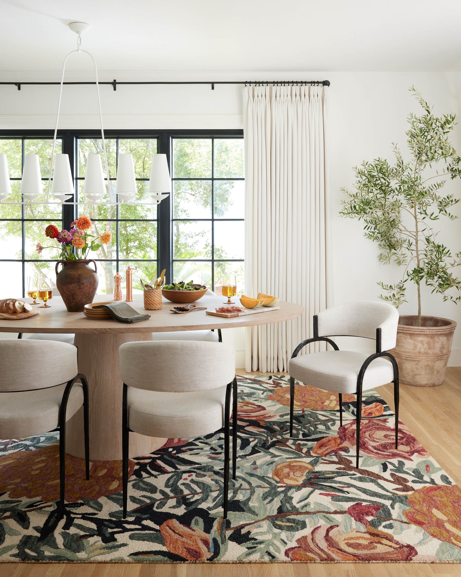 Belladonna Ivory / Lagoon — a Loloi rug at Laurie Yapp Home.