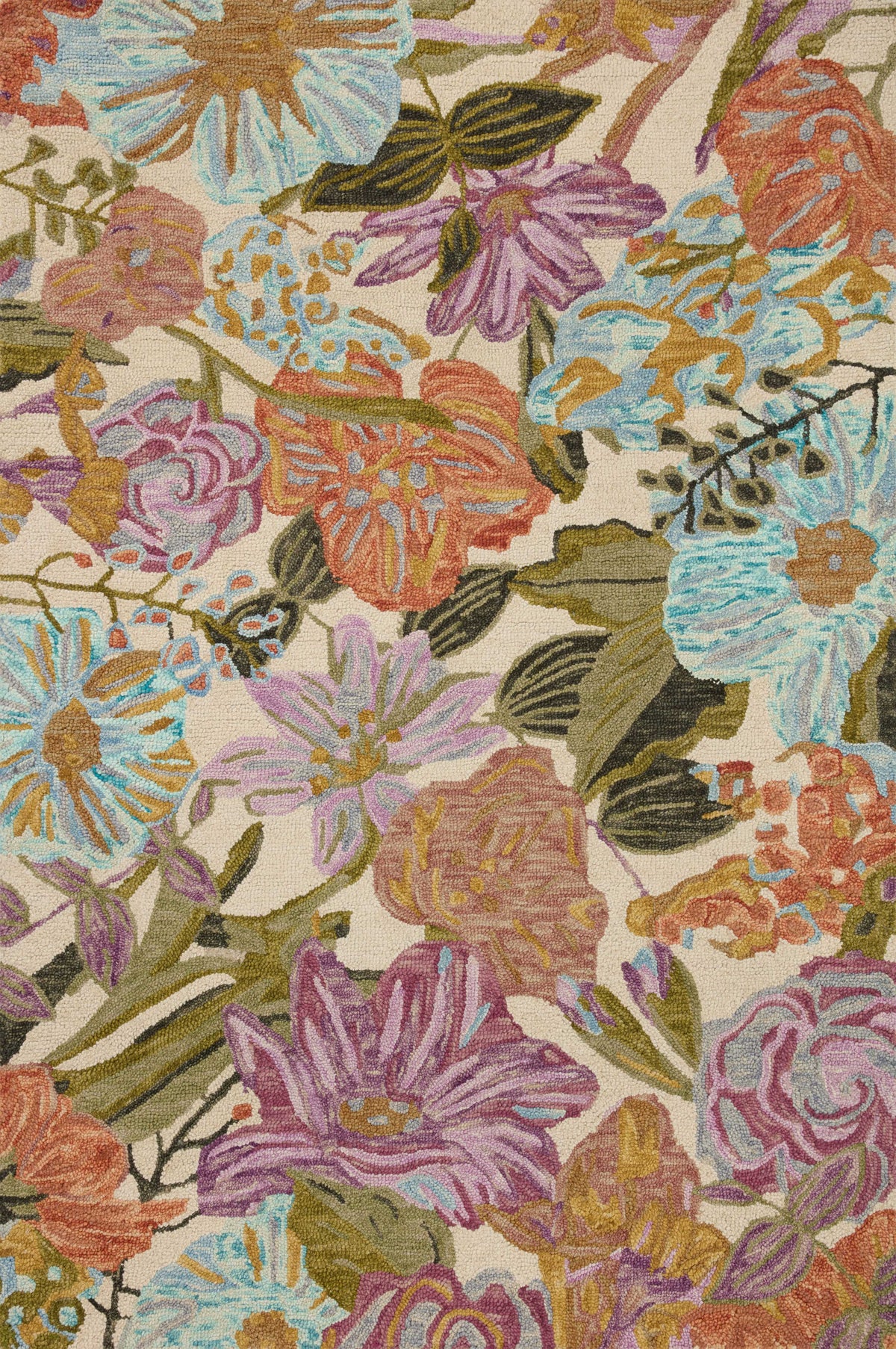 Belladonna Ivory / Multi — a Loloi rug at Laurie Yapp Home.