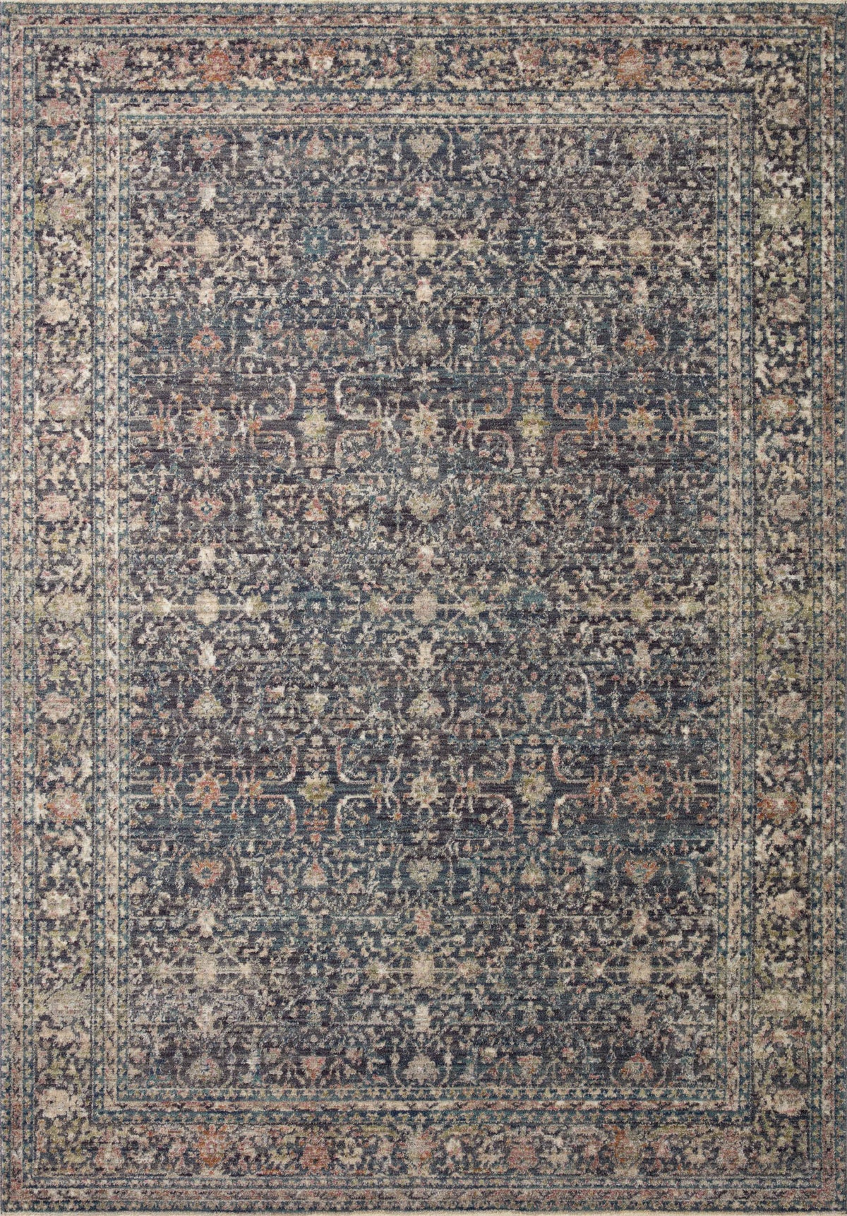 Bradbury Midnight  / Multi — a Loloi rug at Laurie Yapp Home.