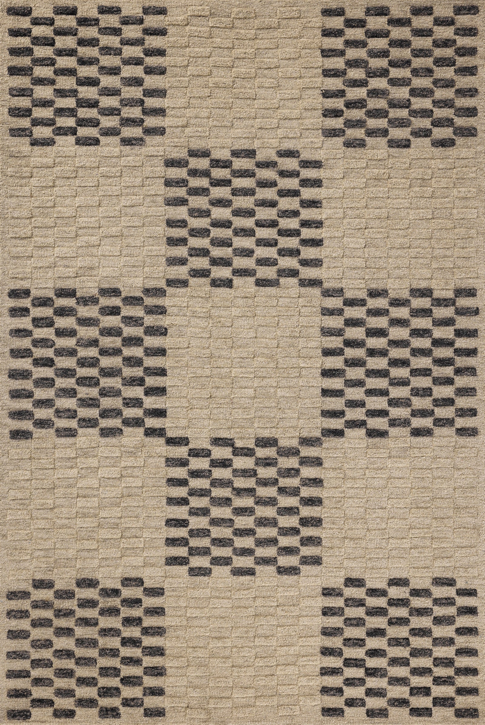 Bradley Beige / Midnight — a Loloi rug at Laurie Yapp Home.