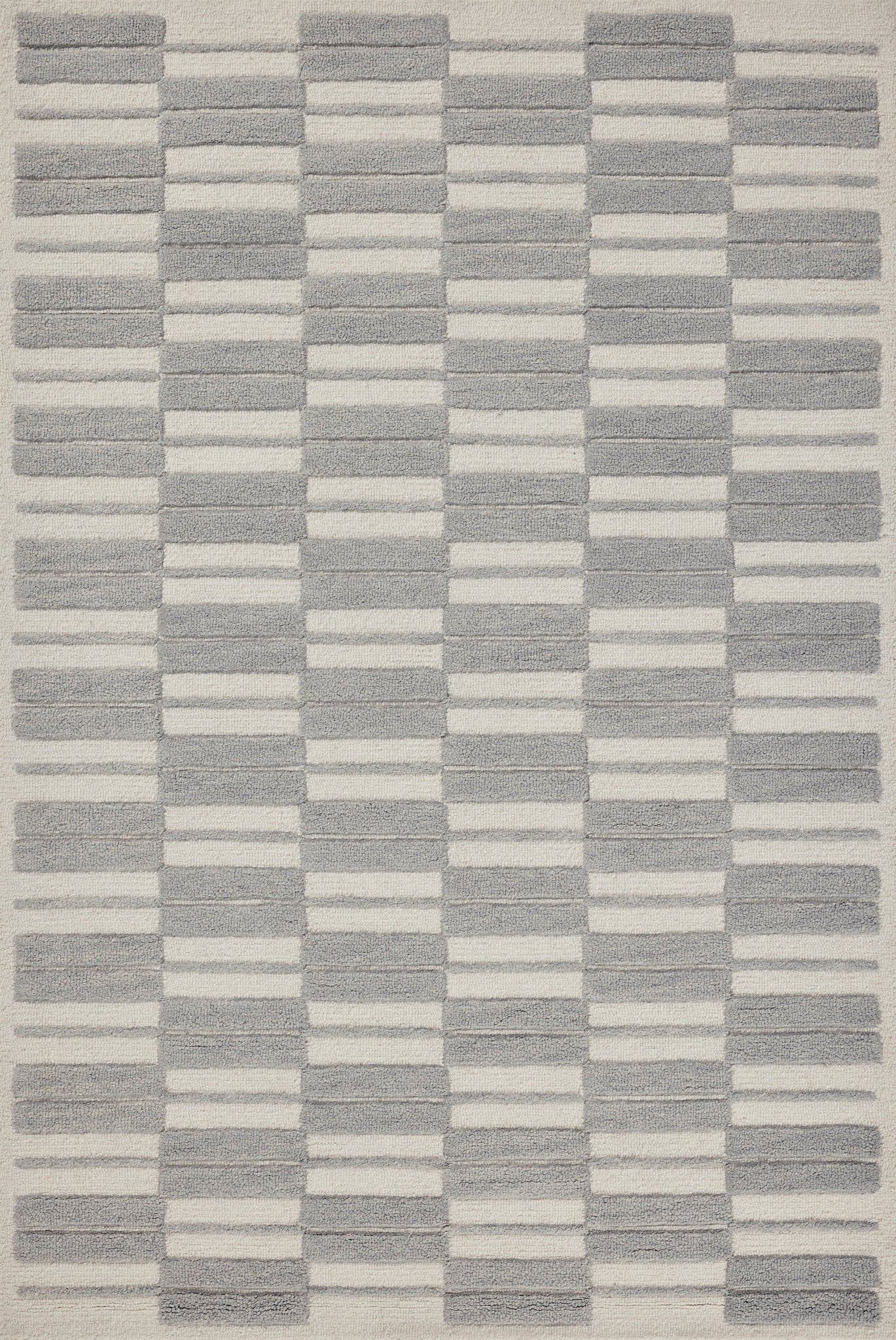 Bradley Ivory / Grey — a Loloi rug at Laurie Yapp Home.