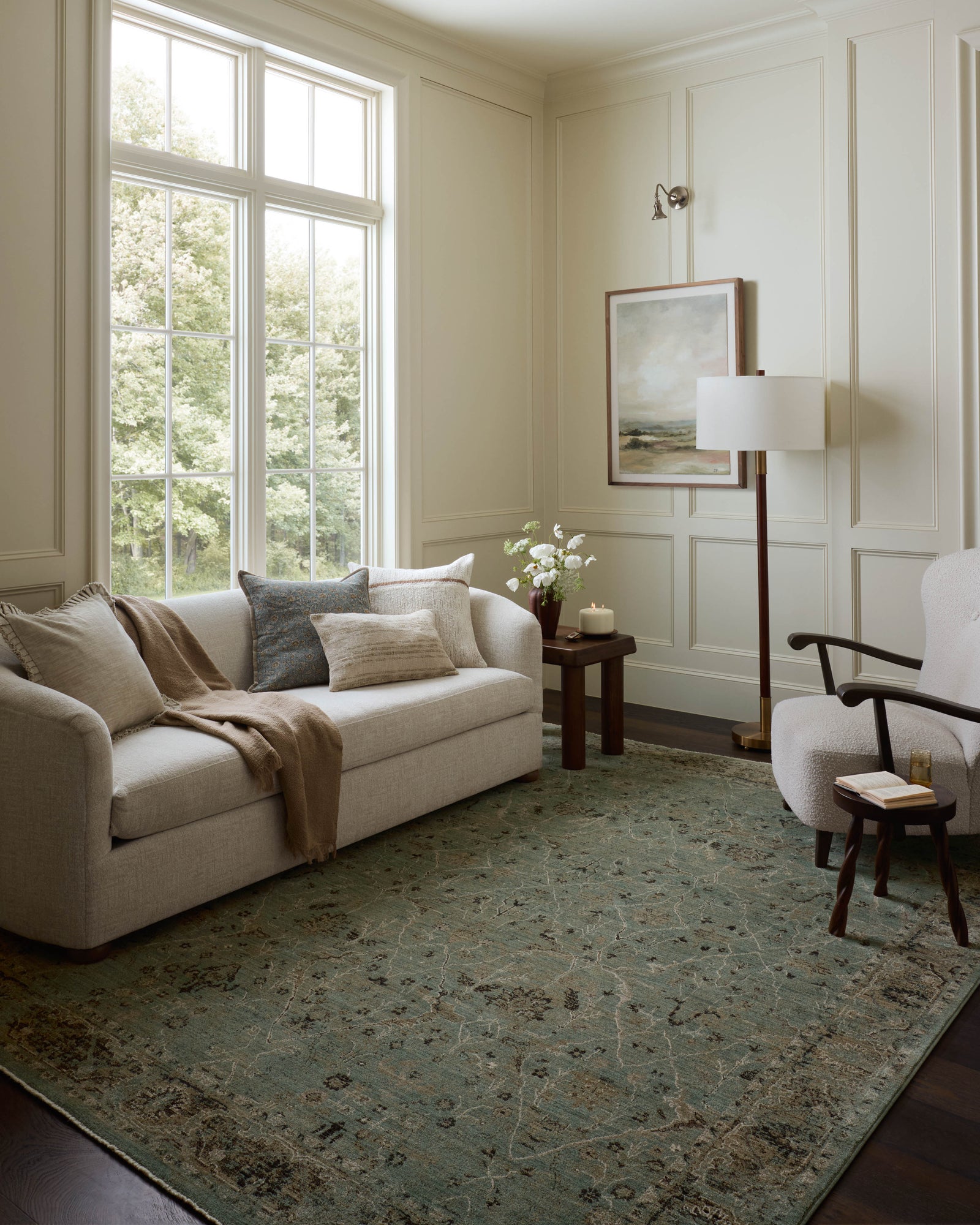 Briar Aqua / Olive — a Loloi rug at Laurie Yapp Home.