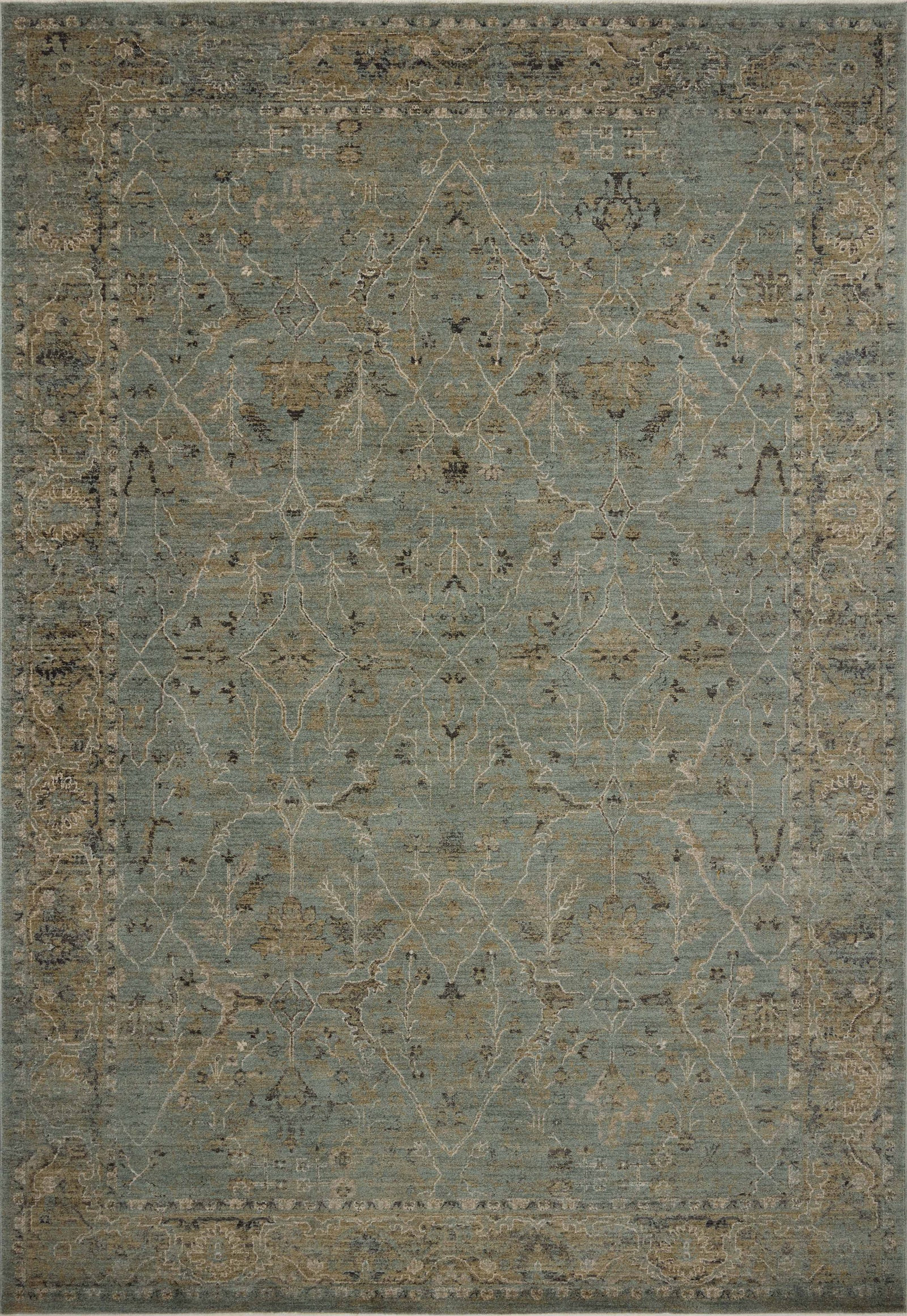 Briar Aqua / Olive — a Loloi rug at Laurie Yapp Home.