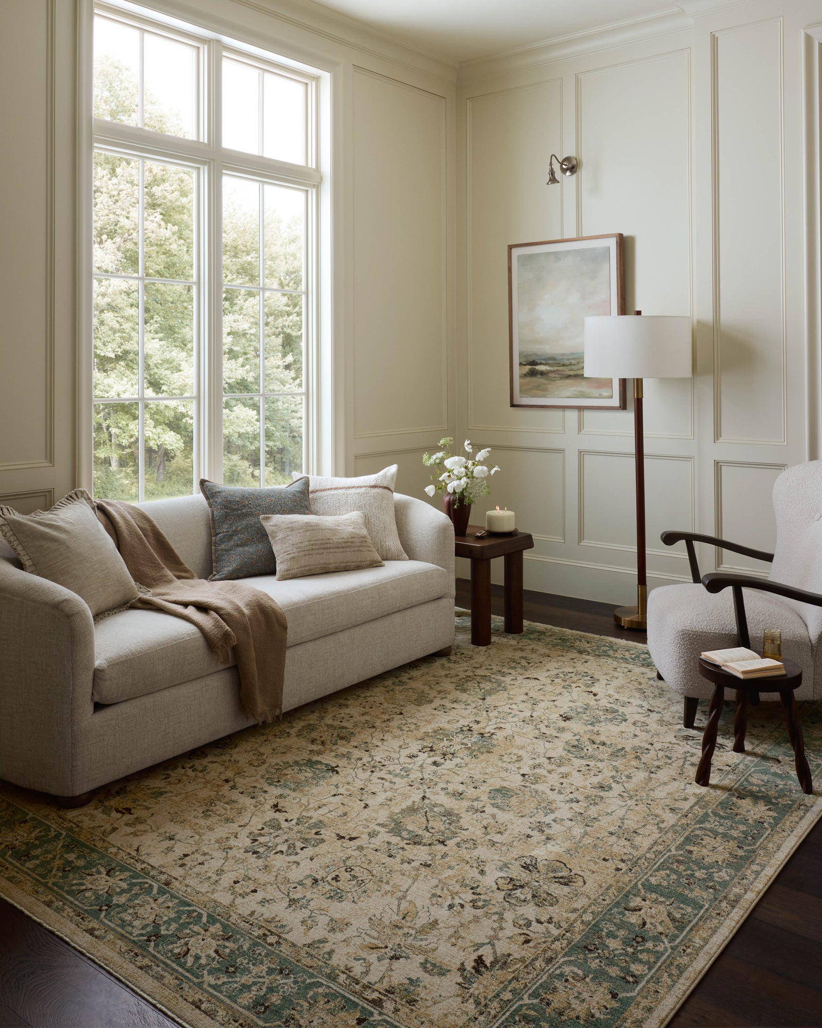 Briar Ant. Ivory / Blue — a Loloi rug at Laurie Yapp Home.