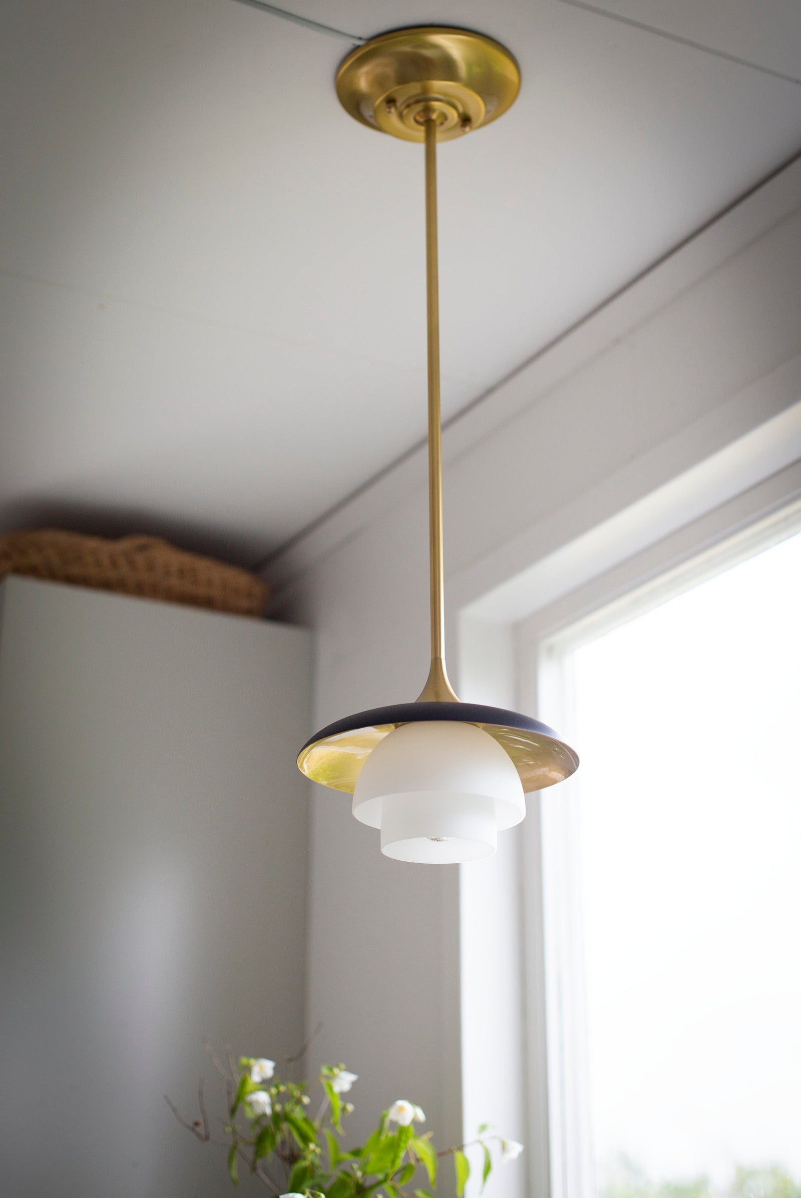 Barron pendant — a Hudson Valley pendant light for kitchens, entries, and living rooms at Laurie Yapp Home.