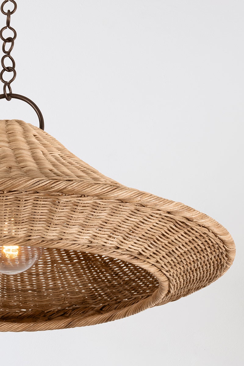 Baychester Pendant 32" — a Hudson Valley pendant for kitchens, entries, and dining rooms at Laurie Yapp Home.