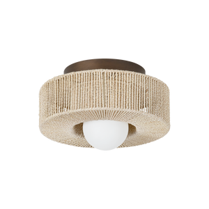 Coleman Flush Mount — a Troy flush mount for hallways, bedrooms, and entryways at Laurie Yapp Home.