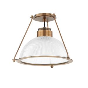 Glint Semi Flush 15" — a Troy semi flush for hallways, bedrooms, and entryways at Laurie Yapp Home.