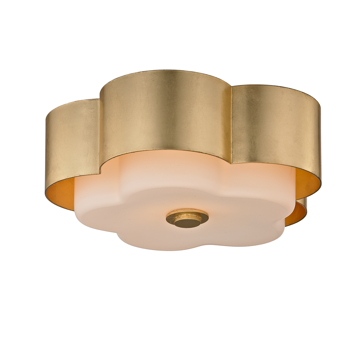 Allure Flush Mount 13.5" — a Troy flush mount for hallways, bedrooms, and entryways at Laurie Yapp Home.
