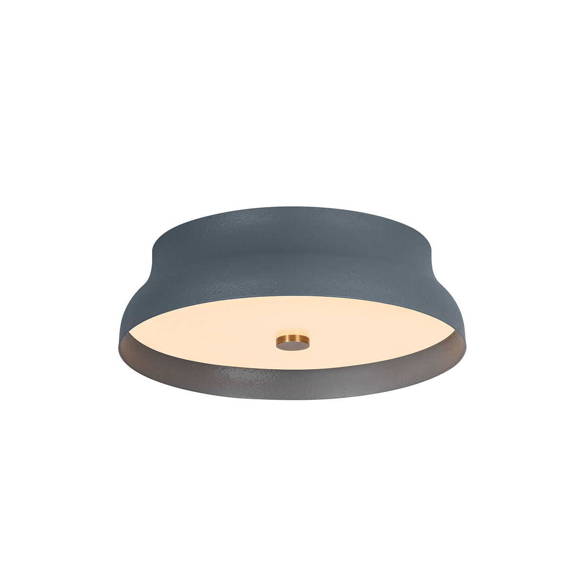 Shore Flush Mount 12" shown from a second angle to highlight the shade profile and mounting canopy.