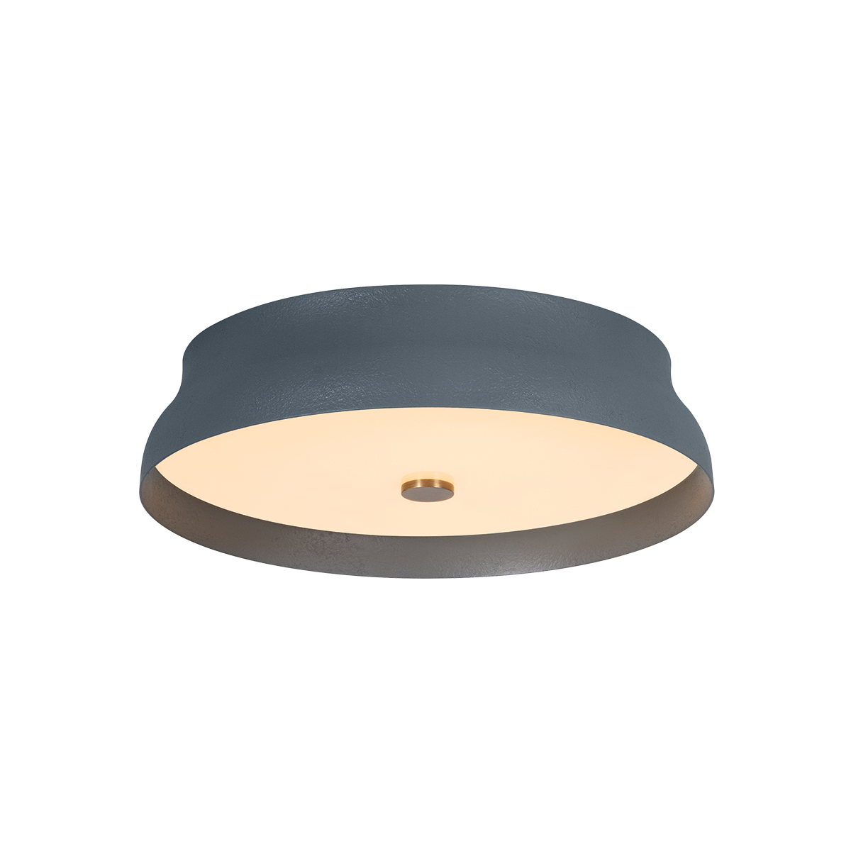 Shore Flush Mount 16" shown from a second angle to highlight the shade profile and mounting canopy.