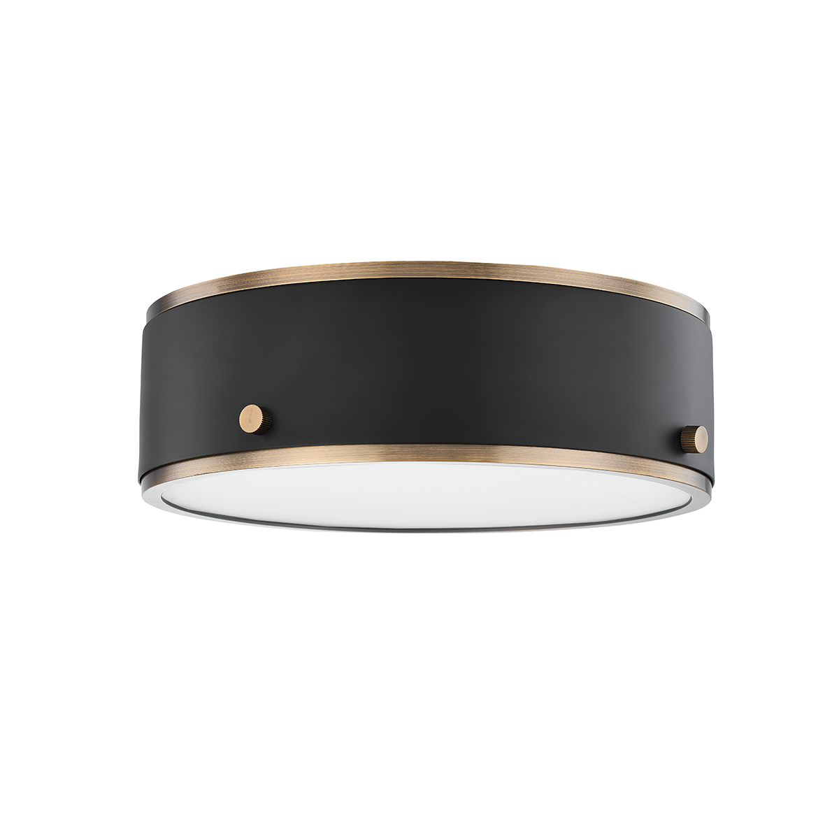 Eli Flush Mount 12" — a Troy flush mount for hallways, bedrooms, and entryways at Laurie Yapp Home.