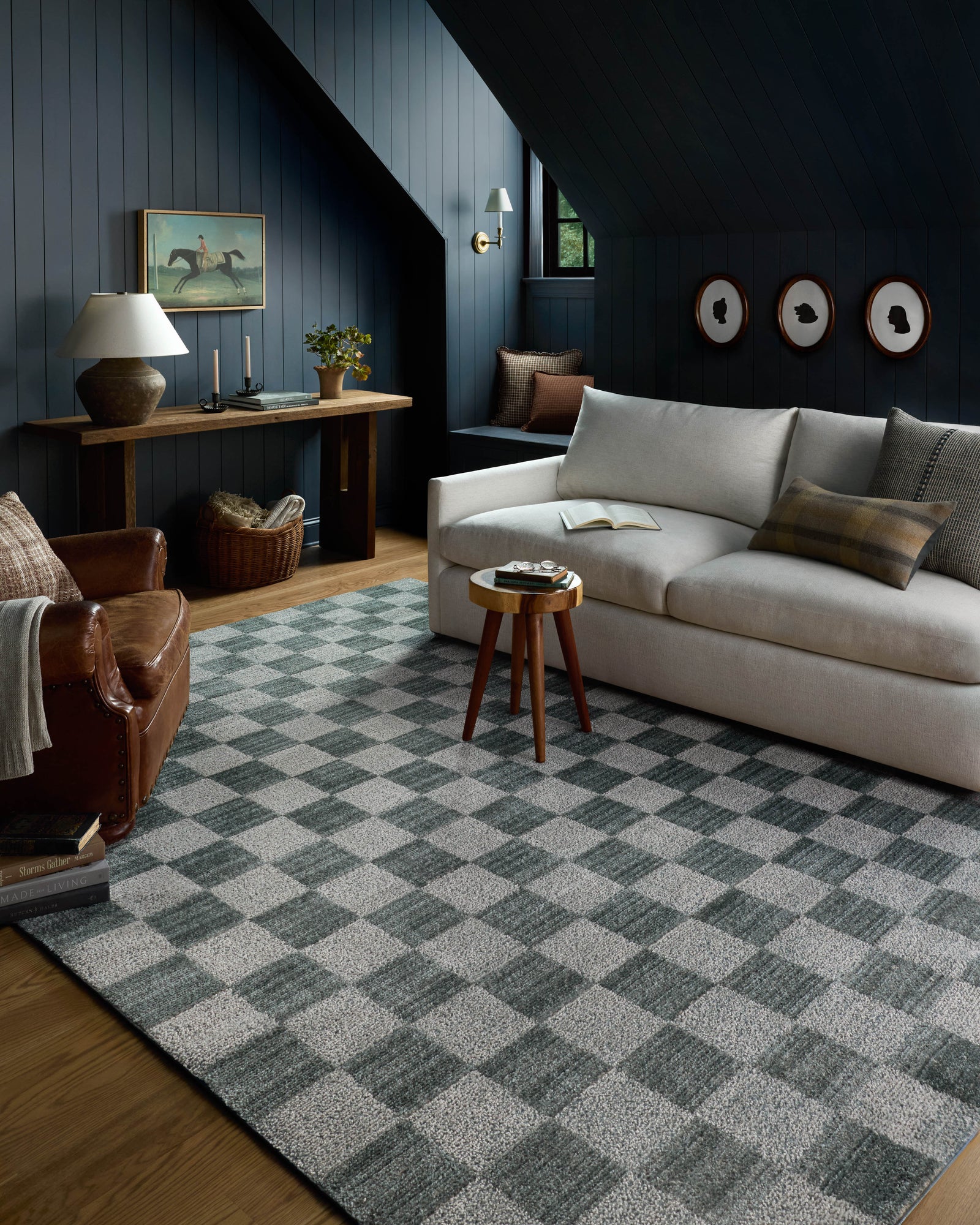 Calvin Blue / Ivory — a Loloi rug at Laurie Yapp Home.