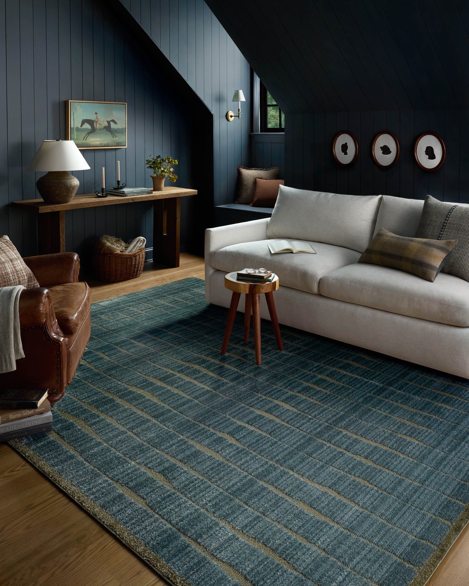 Calvin Ocean / Olive — a Loloi rug at Laurie Yapp Home.