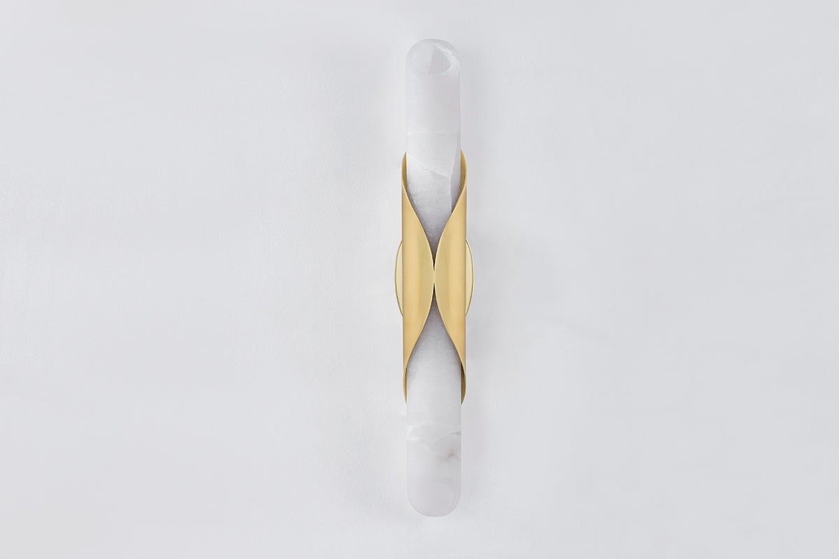 Camilla Wall Sconce shown from a second angle to highlight the arm curve and shade silhouette.