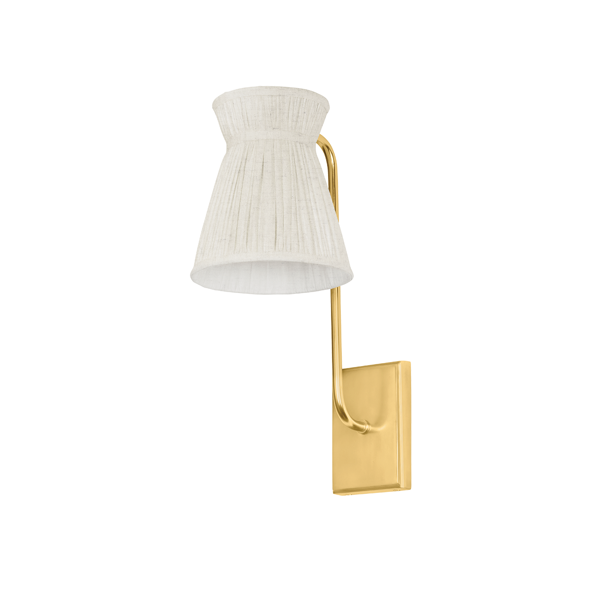 Hollywood Wall Sconce in aged brass — a Hudson Valley wall sconce for bathrooms, hallways, and living rooms at Laurie Yapp Home.