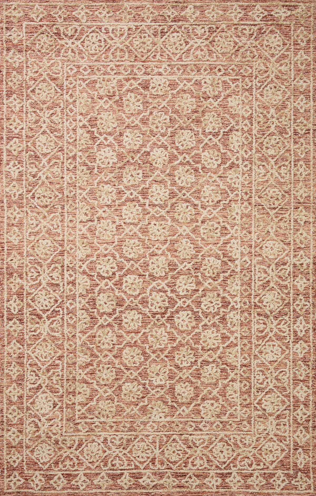Cecelia Rust / Natural — a Loloi rug at Laurie Yapp Home.