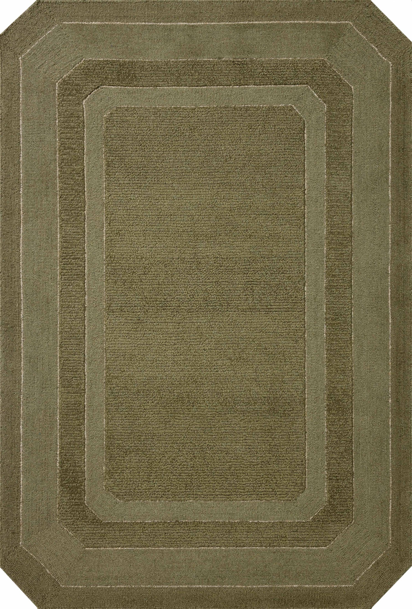 Clayton Olive — a Loloi rug at Laurie Yapp Home.