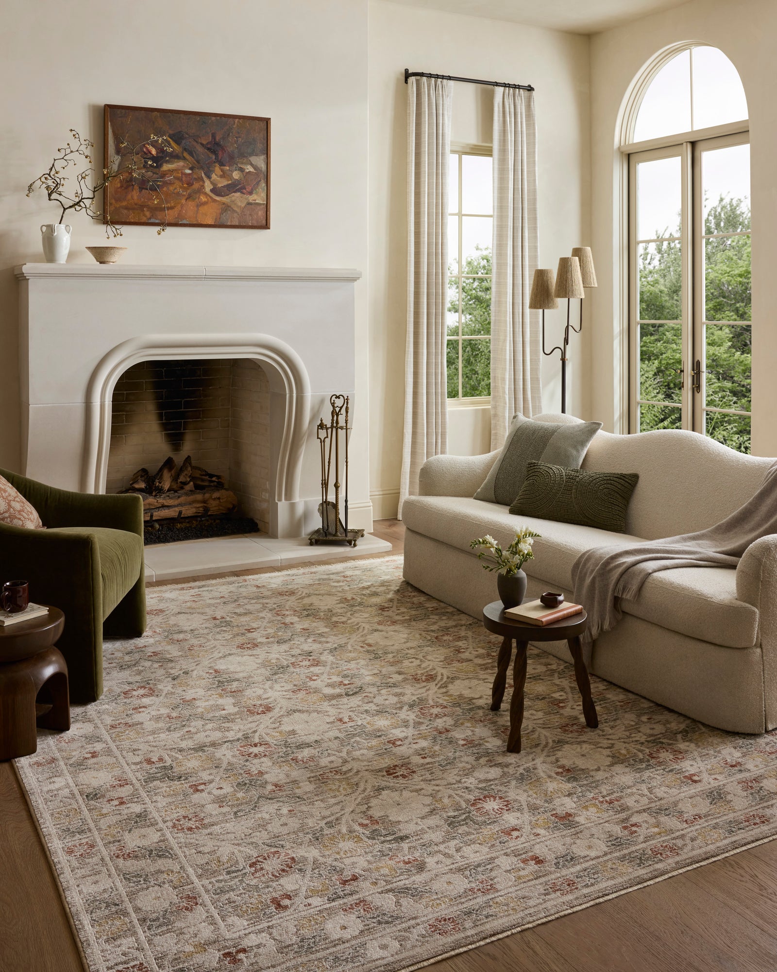 Clarisse Grey / Multi — a Loloi rug at Laurie Yapp Home.
