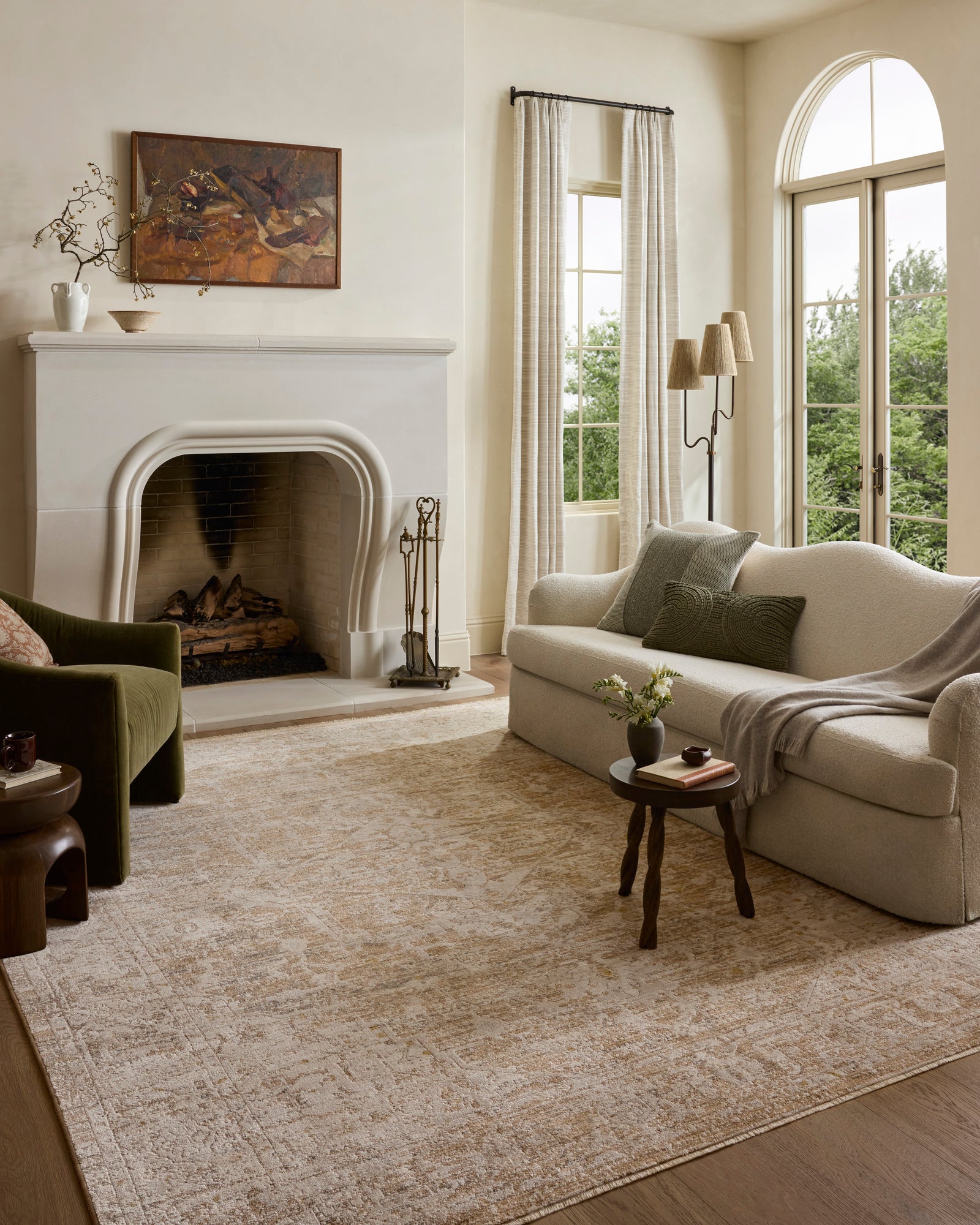Clarisse Taupe / Dove — a Loloi rug at Laurie Yapp Home.