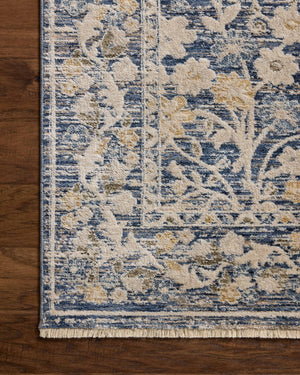 Clarisse Blue / Beige shown from another angle.