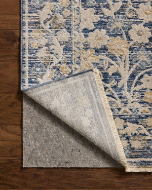 Clarisse Blue / Beige shown from a different angle to reveal its pattern.