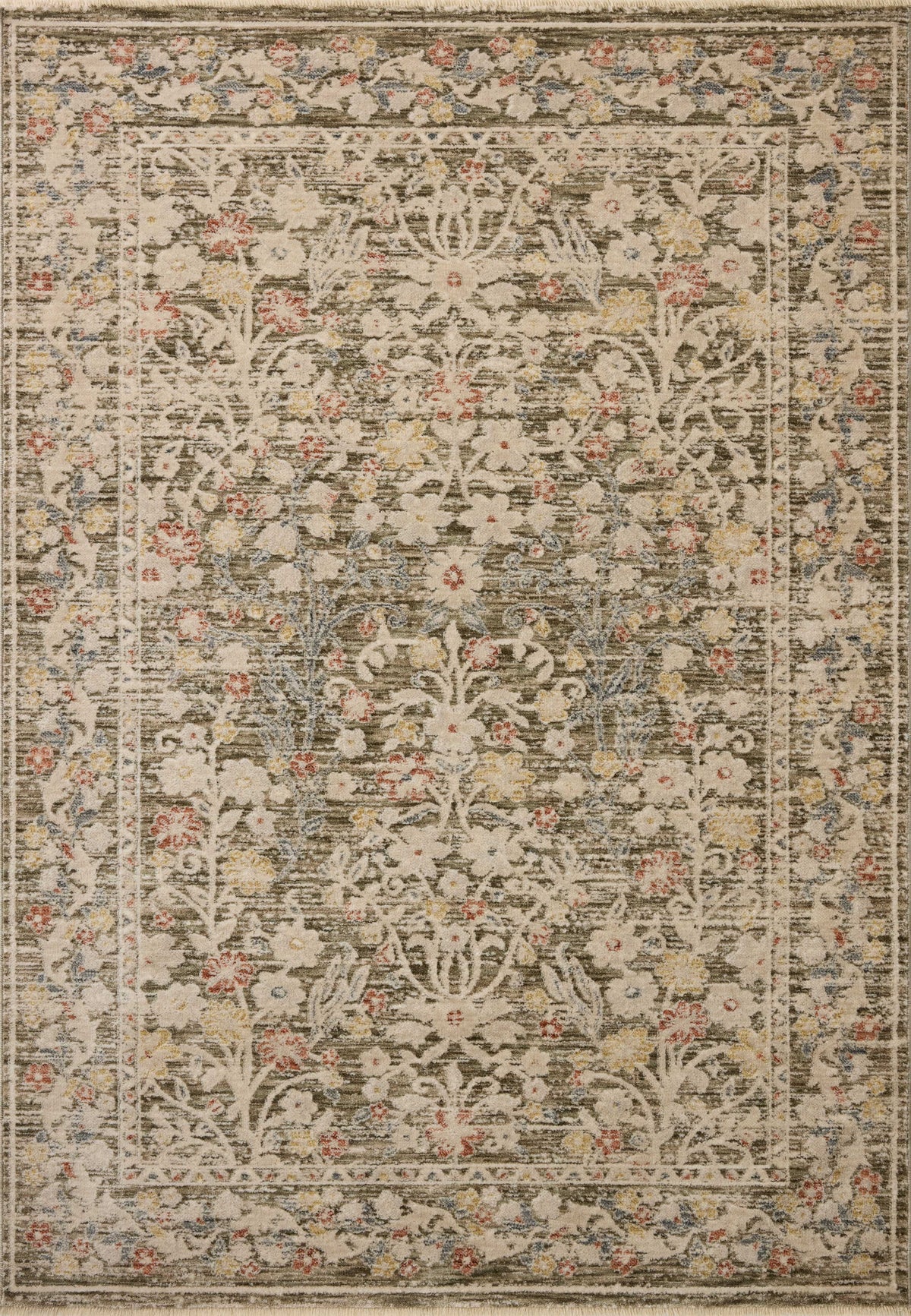 Clarisse Olive / Multi — a Loloi rug at Laurie Yapp Home.