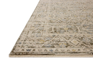 Clarisse Olive / Ivory shown from a different angle to reveal its pattern.