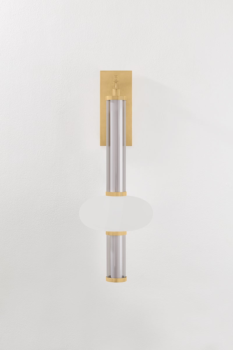 Corbin Wall Sconce — a Corbett wall sconce for bathrooms, hallways, and living rooms at Laurie Yapp Home.