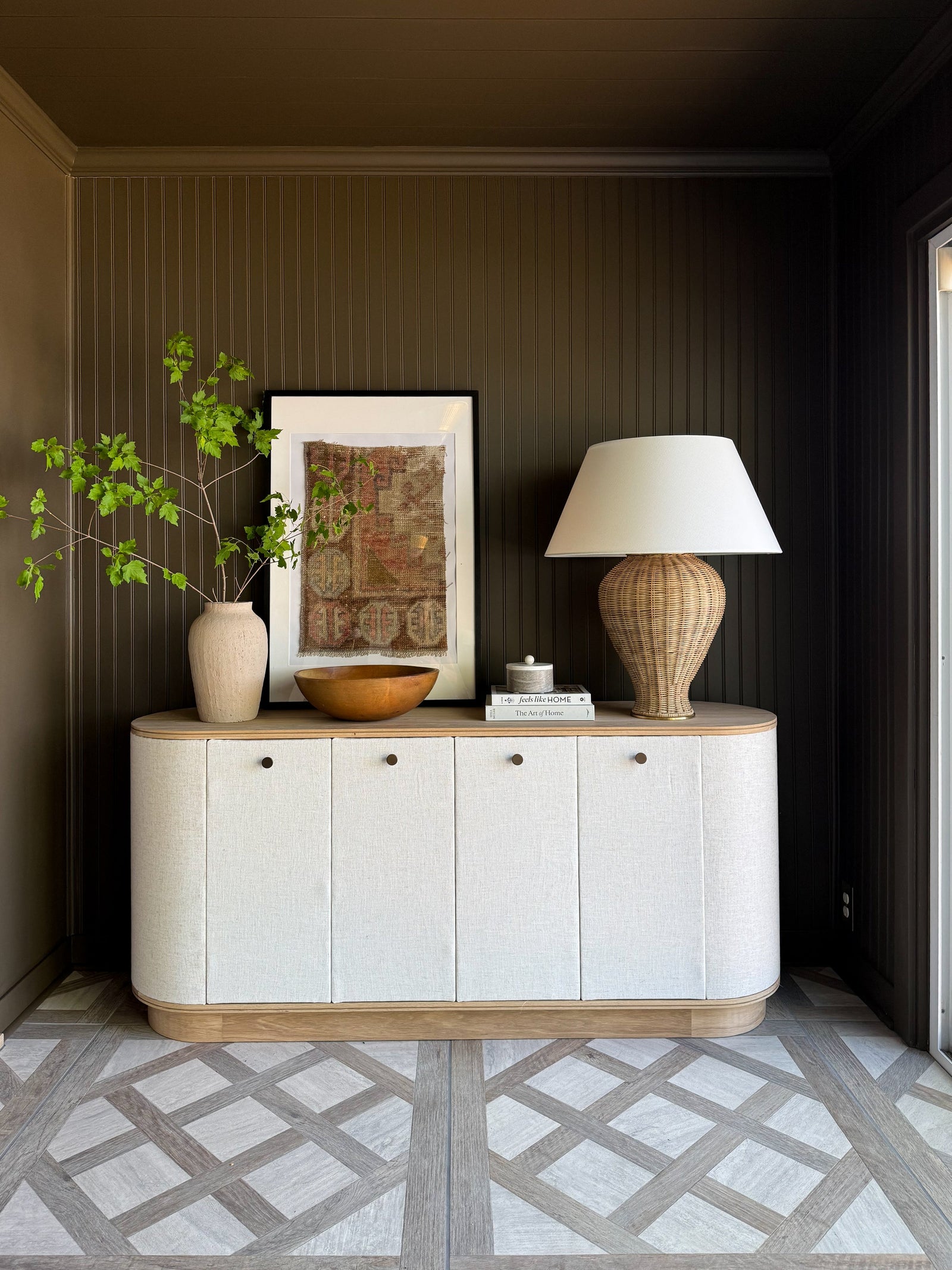 Chatsworth Table Lamp in aged brass — a Hudson Valley table lamp for living rooms, entries, and bedrooms at Laurie Yapp Home.