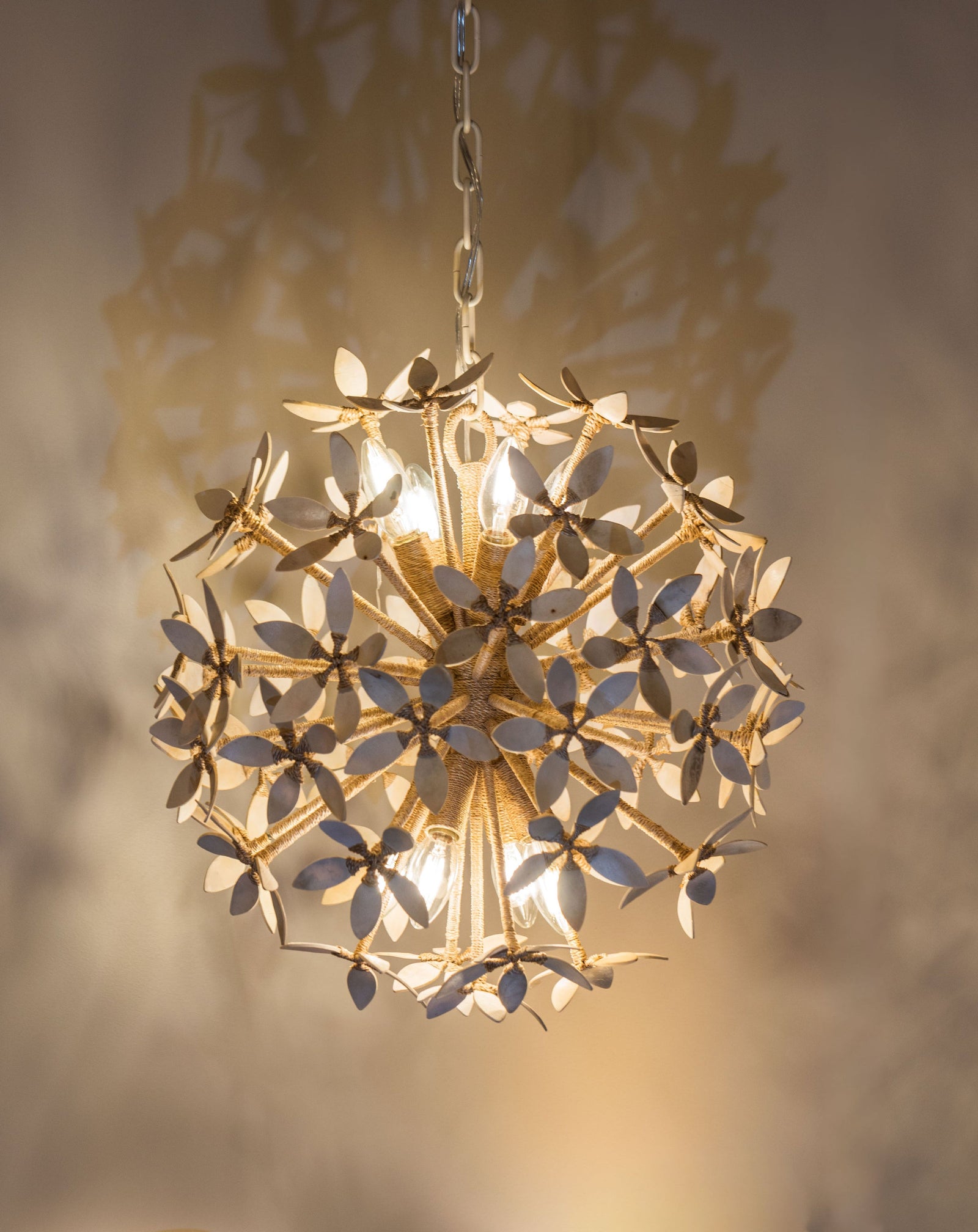 Corfu Chandelier 20" — a Corbett chandelier for dining rooms, entries, and living rooms at Laurie Yapp Home.