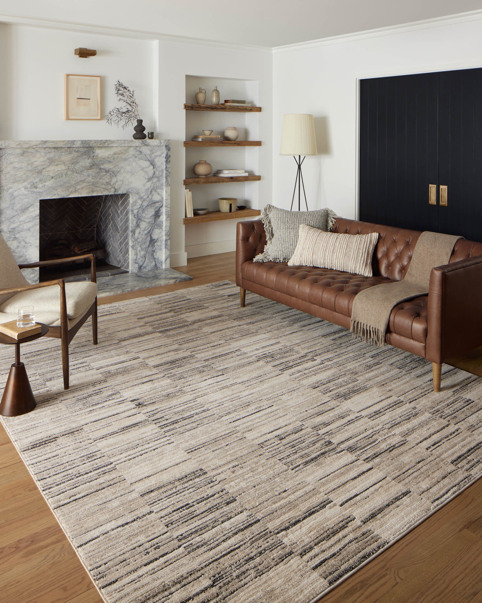 Darby Charcoal / Sand — a Loloi rug at Laurie Yapp Home.