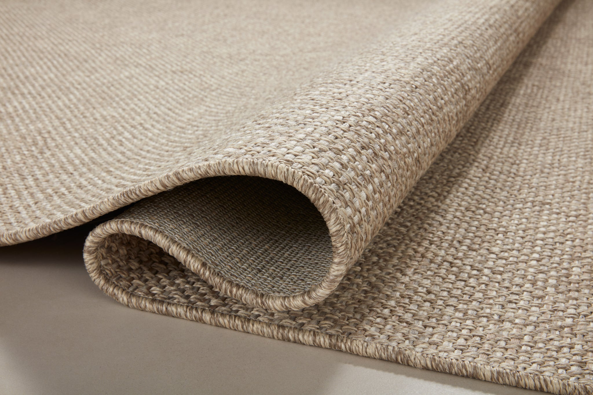 Side view of the Dawn Natural (Pattern 4) rug.