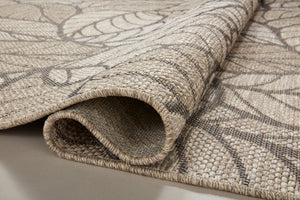 Side view of the Dawn Natural (Pattern 5) rug.